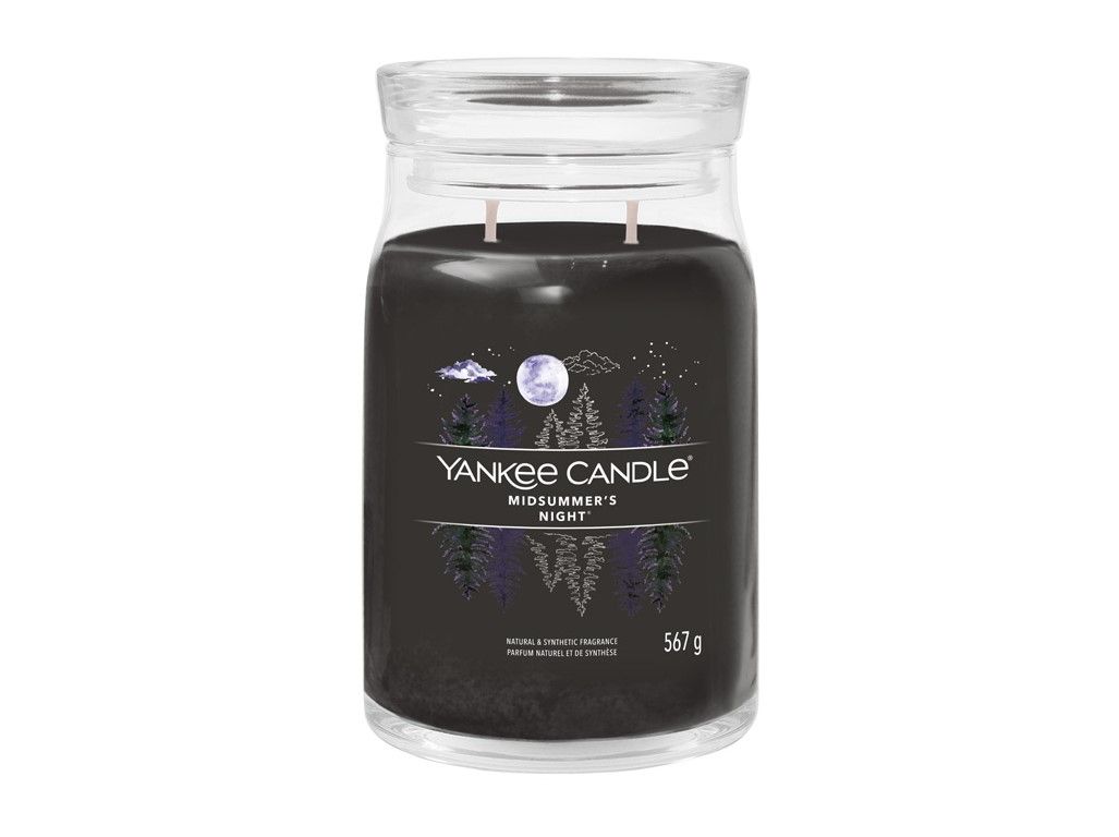 Svíčka Yankee Candle Signature, sklo velké, 2 knoty - Midsummer's Night