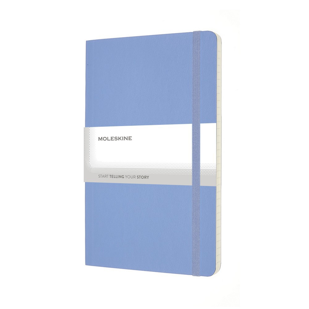 Linkovaný zápisník v měkkých deskách Moleskine, cca A5, 192 str