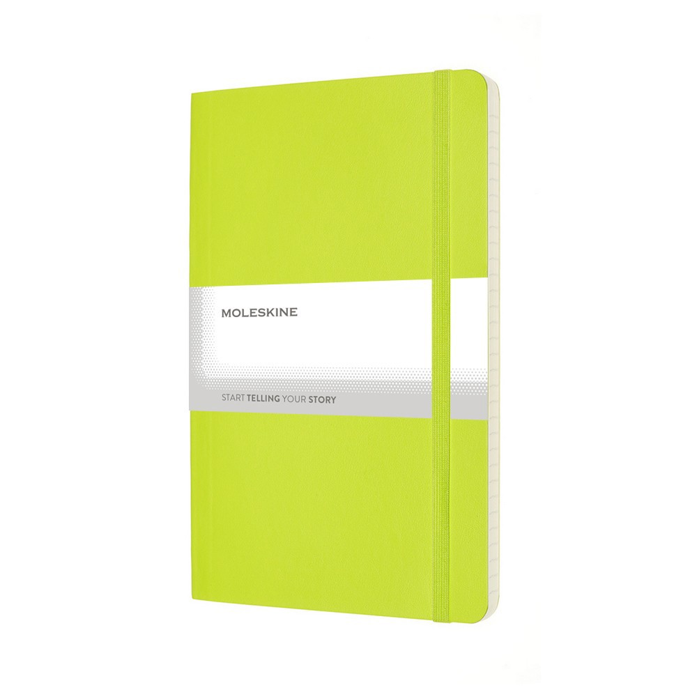 Linkovaný zápisník v měkkých deskách Moleskine, cca A5, 192 str