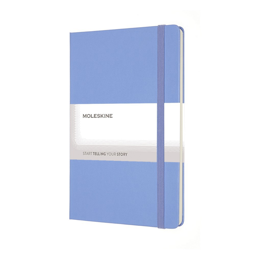 Čistý zápisník v pevných deskách Moleskine, cca A5, 240 str