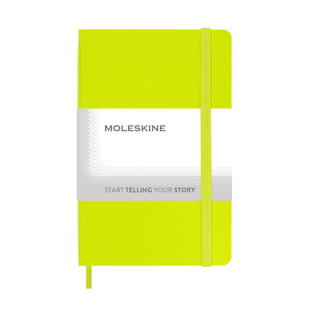 Linkovaný zápisník v pevných deskách Moleskine, cca A6, 192 str