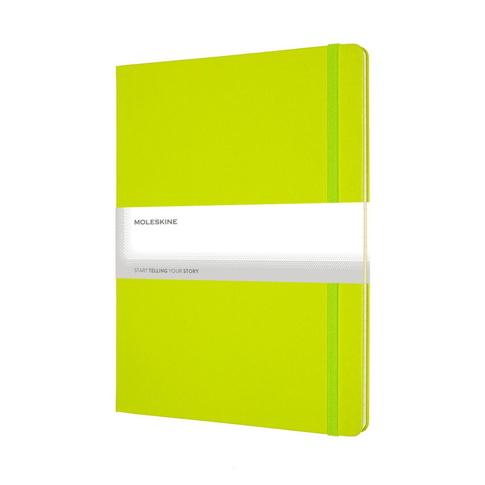 Linkovaný zápisník v pevných deskách Moleskine, cca B5, 192 str