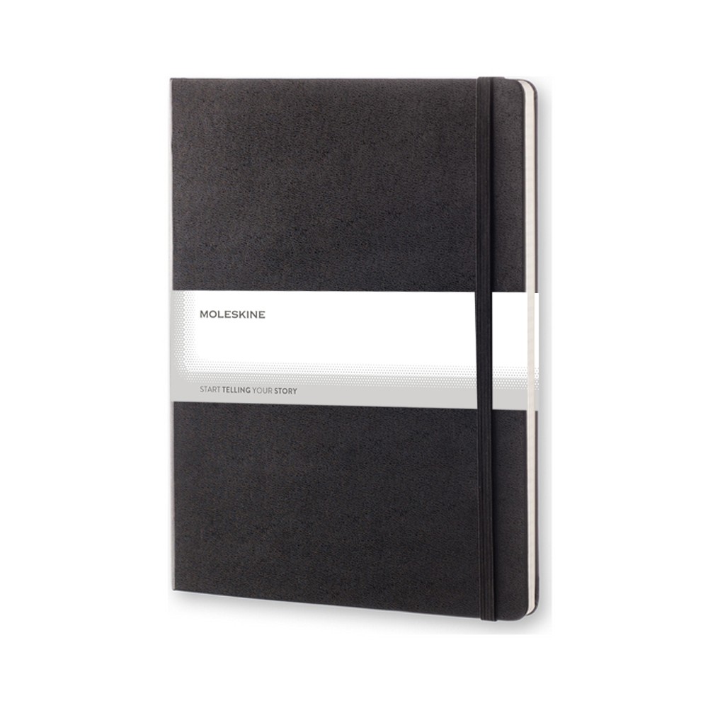 Čtverečkovaný zápisník v pevných deskách Moleskine, cca B5, 192 str