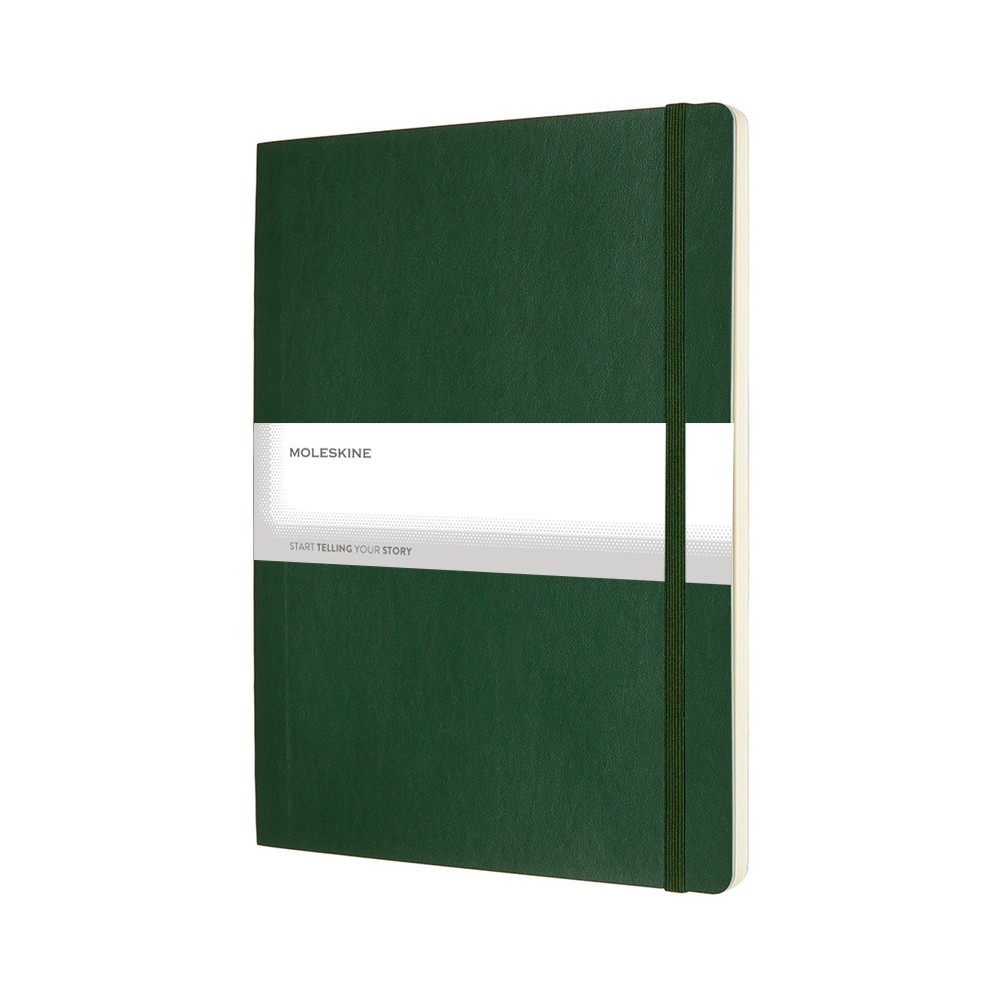 Tečkovaný zápisník v měkkých deskách Moleskine, cca B5, 192 str - khaki