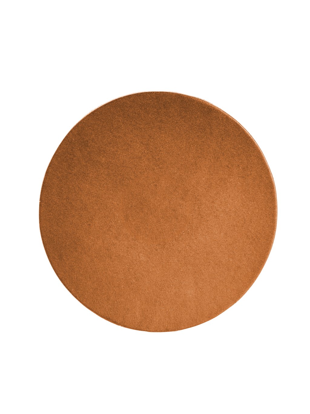 Kožený kruhový podtácek