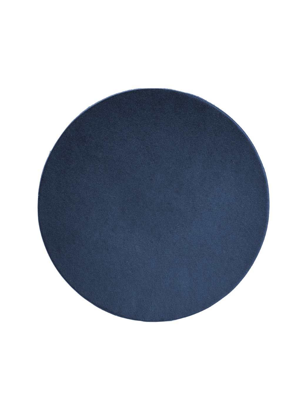 Kožený kruhový podtácek - modrá