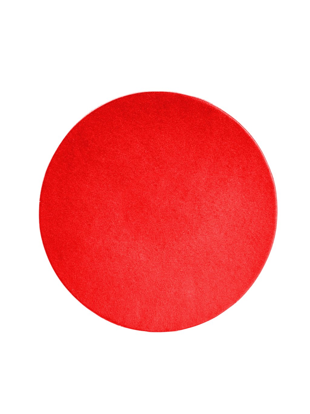 Kožený kruhový podtácek