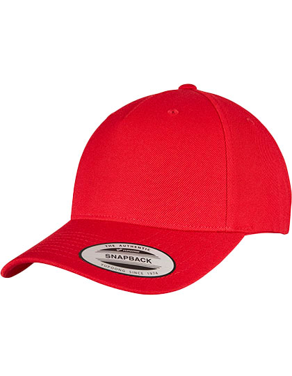 Pětipanelová kšiltovka Flexfit YP Classics 5-Panel Premium Curved Visor Snapback Cap
