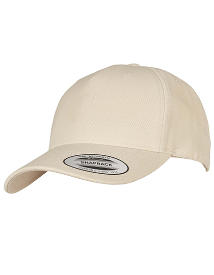 Pětipanelová kšiltovka Flexfit YP Classics 5-Panel Premium Curved Visor Snapback Cap