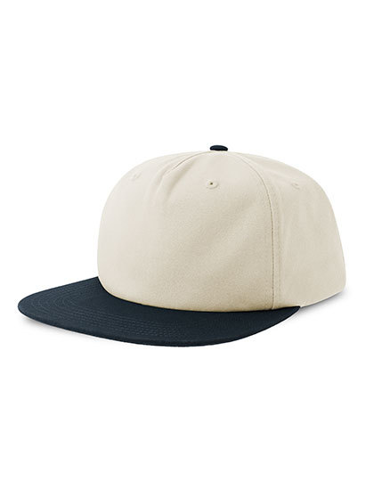 Kšiltovka Atlantis Headwear Cruz Cap, Off White, Navy, One Size