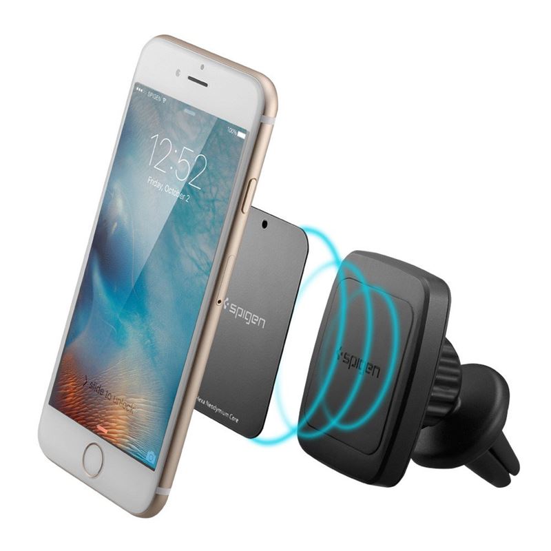 Držák do auta Spigen Kuel H12 Air Vent Magnetic Car Mount - černá