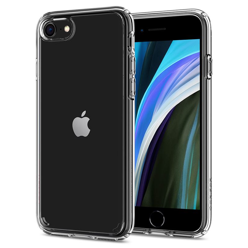 Ochranný kryt pro iPhone Spigen Ultra Hybrid 2, iPhone SE (2022/2020)/8/7 - transparentní