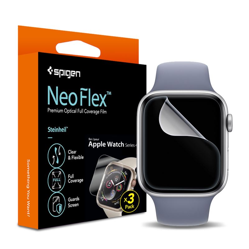 Ochranná fólie Spigen Film Neo Flex - Apple Watch 41mm/40mm - transparentní