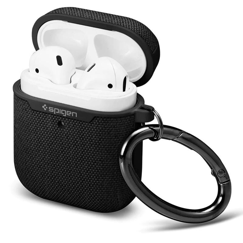Pouzdro pro AirPods Spigen Urban Fit, AirPods 1/2 (2019) - černá