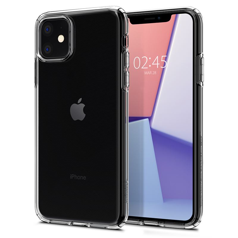 Ochranný kryt pro iPhone 11 Spigen Liquid Crystal - transparentní