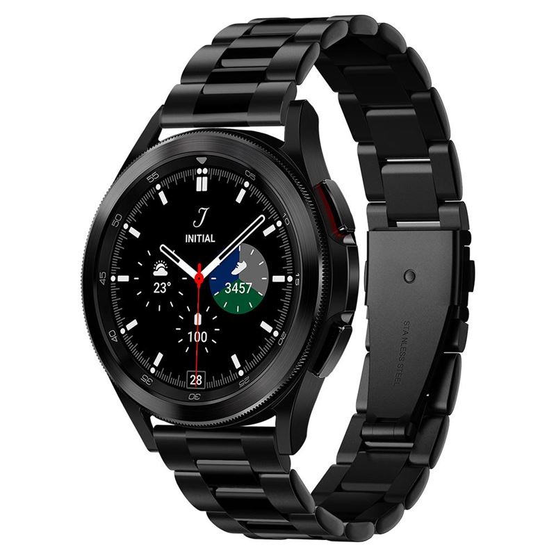 Pásek pro Samsung Galaxy Watch Spigen Modern Fit 20mm, Samsung Galaxy Watch 4/Watch Classic 4/Watch 3 41mm/Watch Active 1/2 - černá