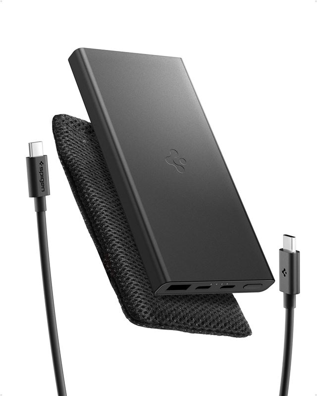 Powerbanka Spigen Essential 10,000mAh 22.5W Portable Charger - černá