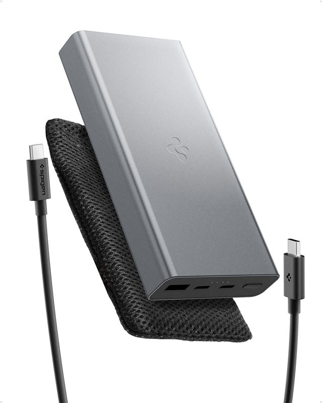 Powerbanka Spigen Essential 20,000mAh 30W Portable Charger - šedá