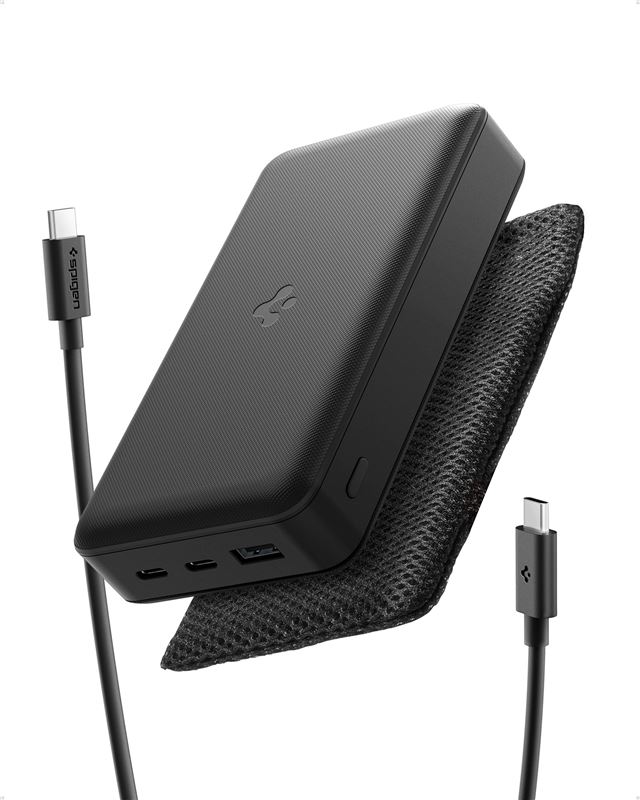 Powerbanka Spigen Essential 30,000mAh 30W Portable Charger - černá