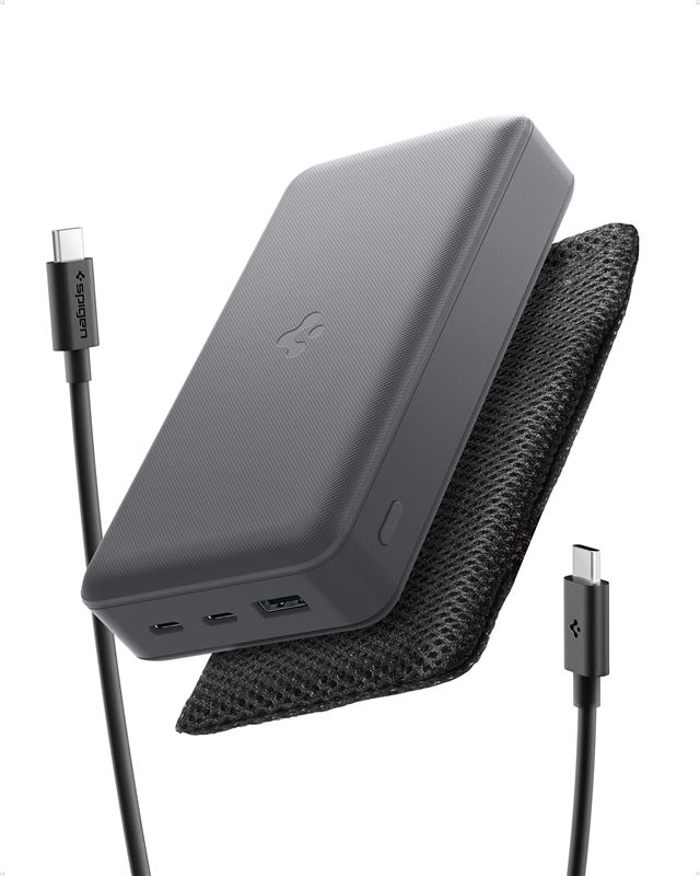Powerbanka Spigen Essential 30,000mAh 30W Portable Charger - šedá