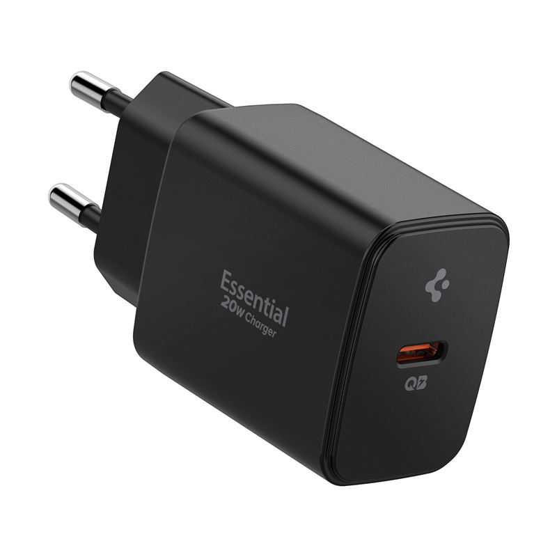 Adaptér Spigen Essential 20W Wall Charger EE201EU - černá