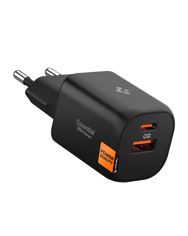 Adaptér Spigen Essential 35W Wall Charger EE352EU - černá