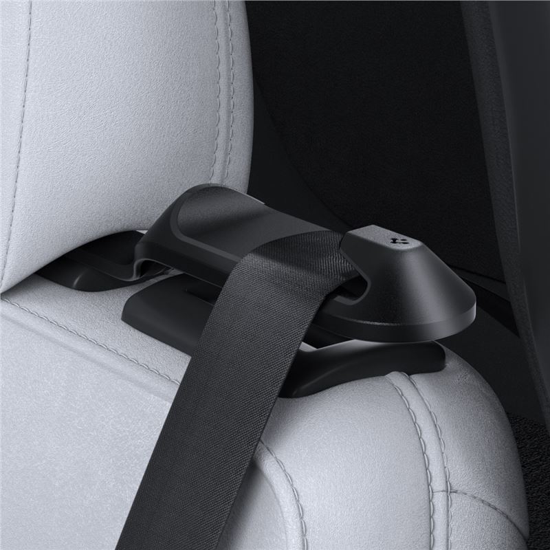 Držák bezpečnostního pásu pro vozy Tesla Spigen Tesla Backseat Seatbelt Holder, Tesla Model Y - černá