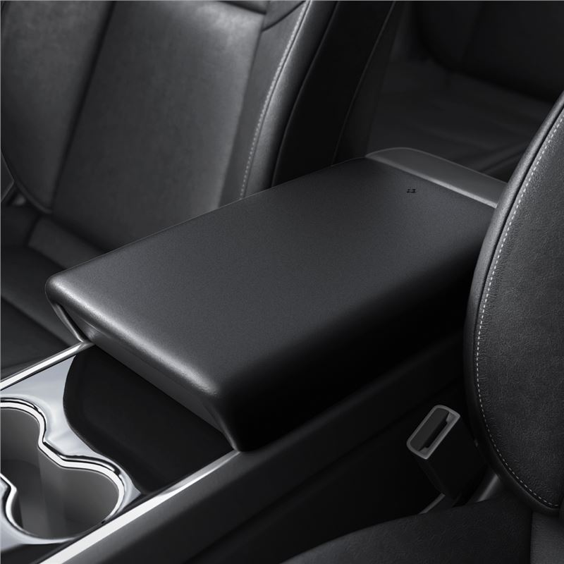 Kryt na loketní opěrku vozů Tesla Spigen Tesla Armrest Cushion, Tesla Model Y/3 - černá