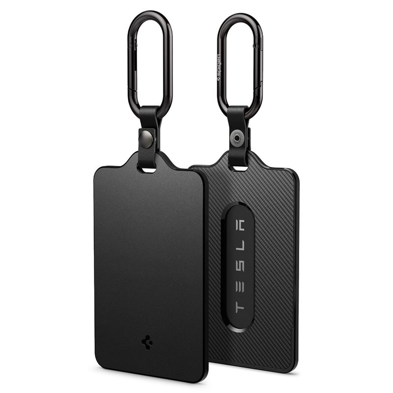 Ochranný kryt pro Tesla kartu Spigen Tesla Air Fit Card Holder Case 2 Pack - černá