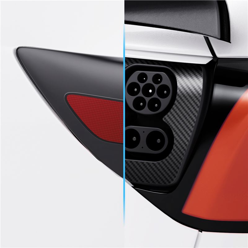 Ochranná fólie Spigen Tesla Protective Film and Wrap Set for Charge Port (EU), Tesla Model Y/3 - šedá