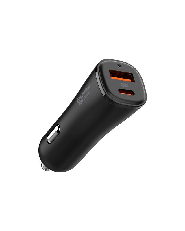 Nabíječka do auta Spigen Essential 48W Car Charger EV482 - černá