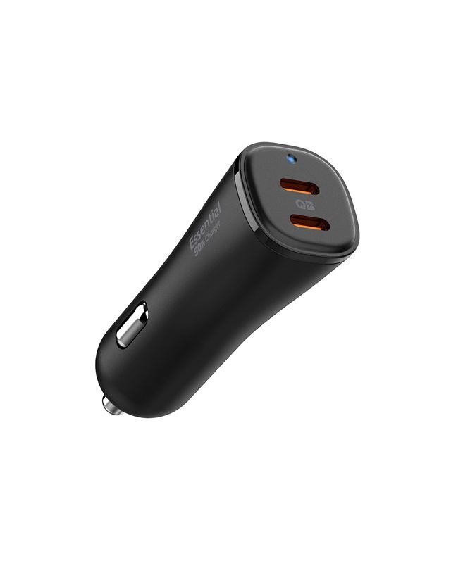 Nabíječka do auta Spigen Essential 50W Car Charger EV502 - černá