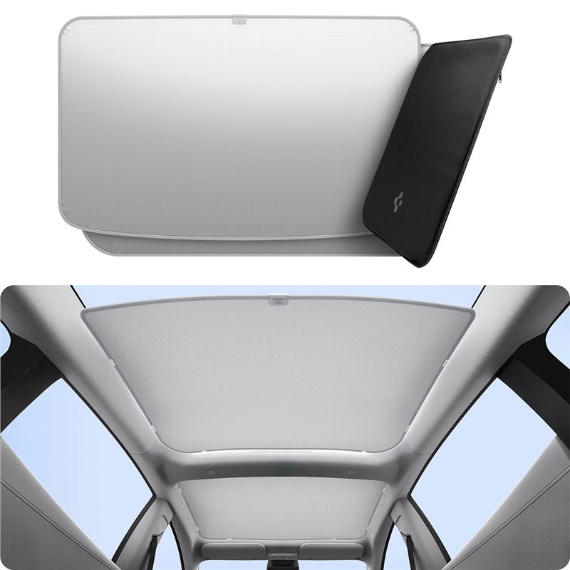 Střešní sluneční clona pro vozy Tesla Model 3 Spigen Tesla Car Roof Sunshade - černá
