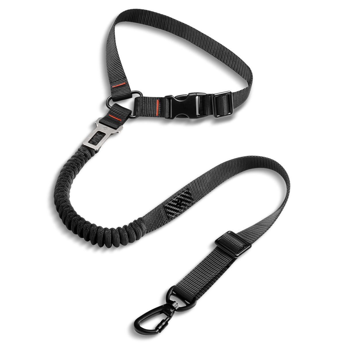 Bezpečnostní pás pro mazlíčky Spigen Universal Car Seat Belt Holder For Pet PS100 - černá