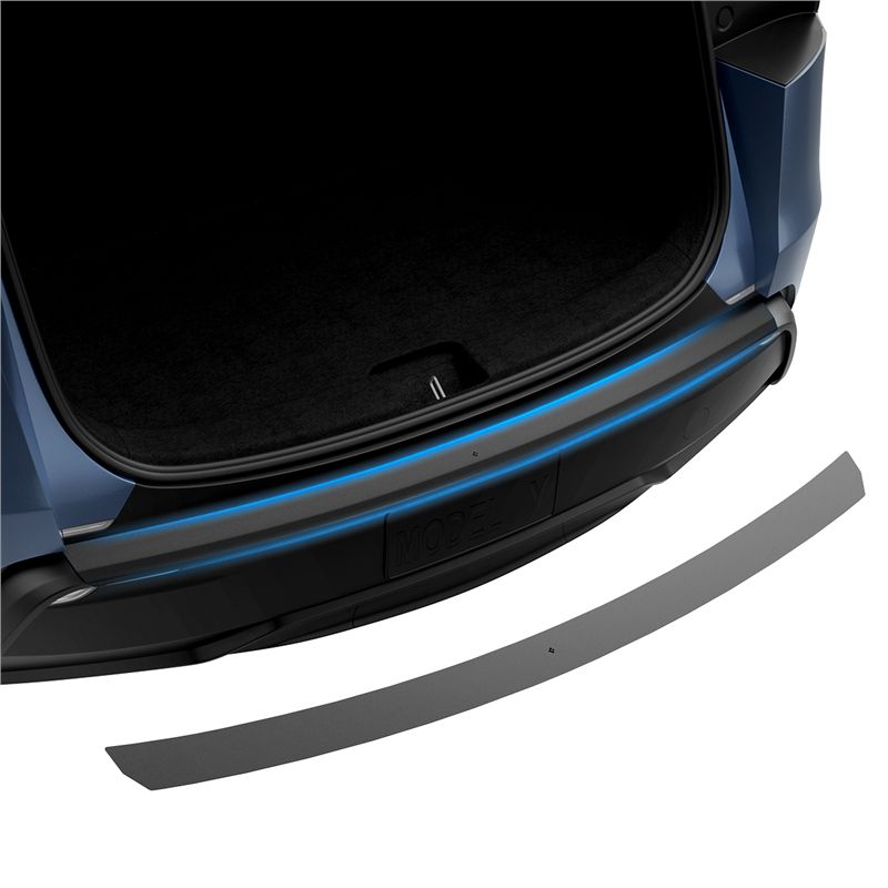 Ochranná lišta pro vozy Tesla Spigen Rear Bumper Protector TG200-YJ, Tesla Model Y(Juniper) - černá