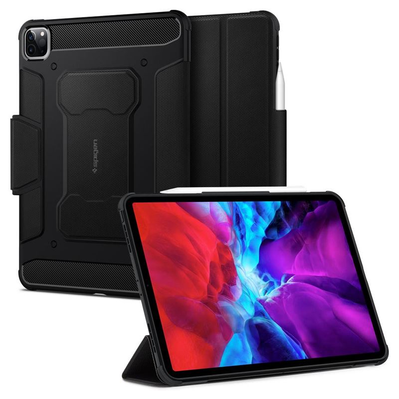 Pouzdro pro iPad Pro Spigen Rugged Armor Pro, iPad Pro 11" (2022/2021/2020/2018) - černá