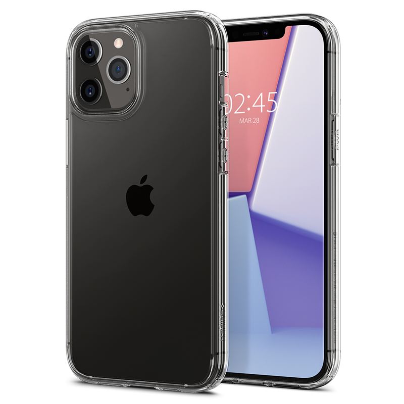Ochranný kryt pro iPhone 12 Pro Max Spigen Ultra Hybrid - transparentní