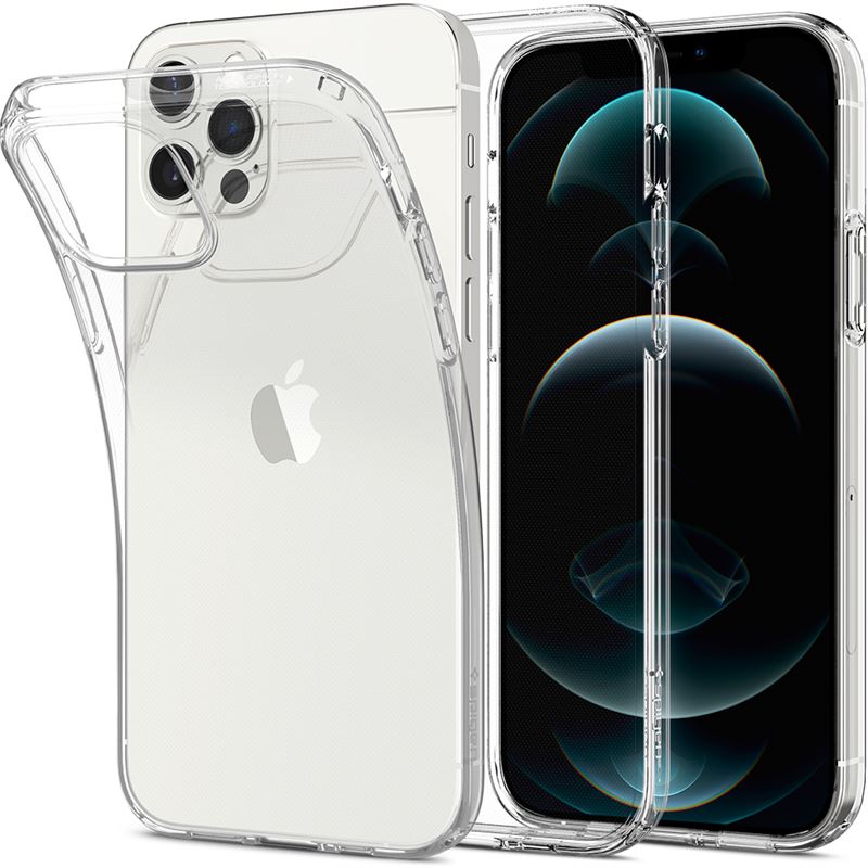 Ochranný kryt pro iPhone 12/Pro Spigen Liquid Crystal - transparentní