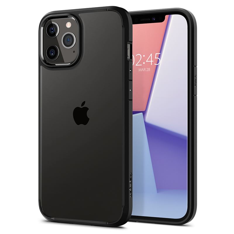 Ochranný kryt pro iPhone 12/Pro Spigen Ultra Hybrid - černá