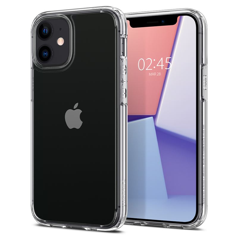 Ochranný kryt pro iPhone 12 mini Spigen Ultra Hybrid - transparentní