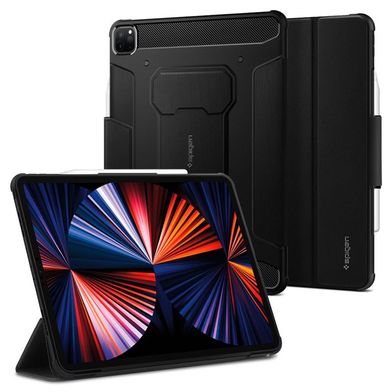 Pouzdro pro iPad Pro Spigen Rugged Armor Pro, iPad Pro 12.9" (2022/2021) - černá