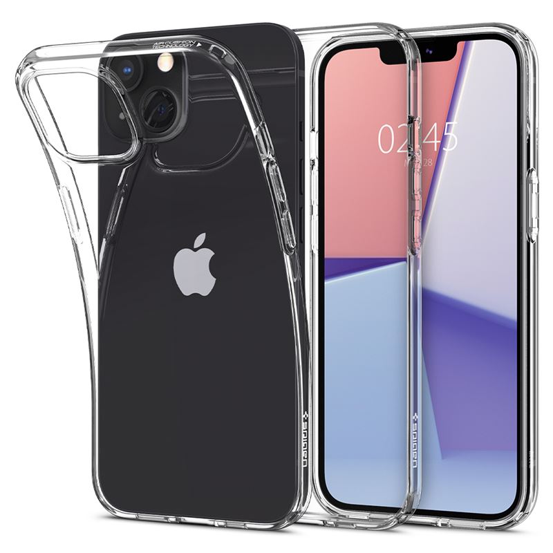Ochranný kryt pro iPhone 13 Spigen Liquid Crystal - transparentní