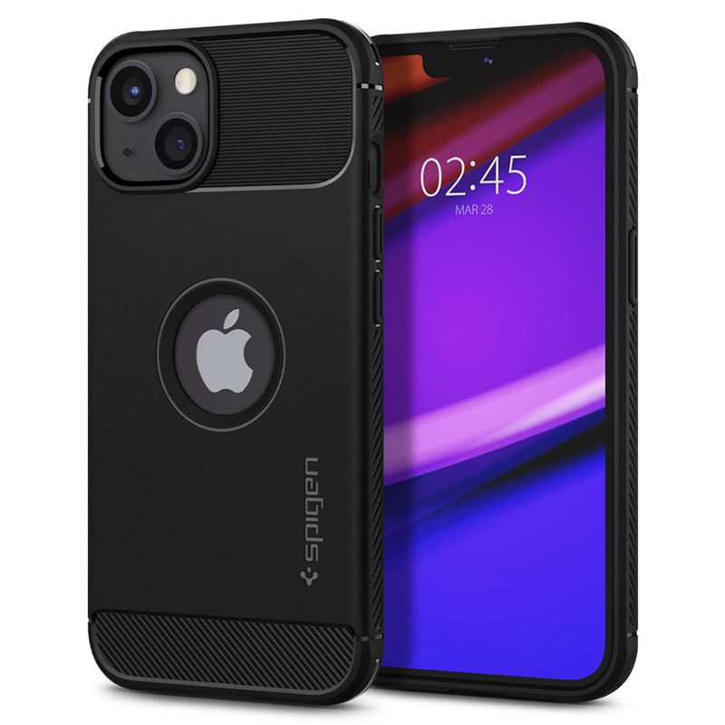 Ochranný kryt pro iPhone 13 Spigen Rugged Armor - černá