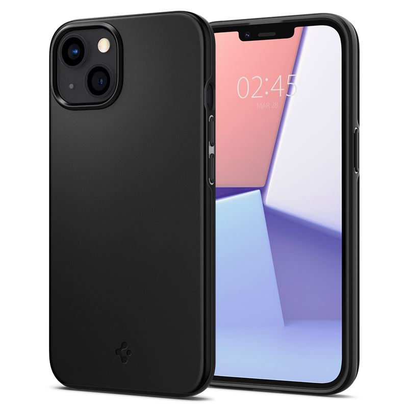Ochranný kryt pro iPhone 13 Spigen Thin Fit - černá