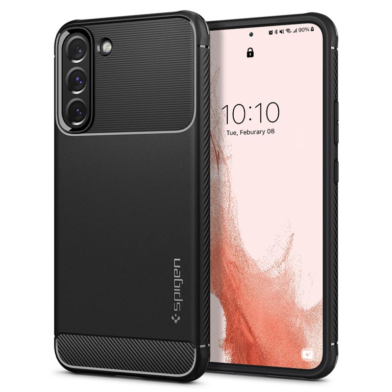 Ochranný kryt pro Samsung Galaxy S22 Spigen Rugged Armor - černá