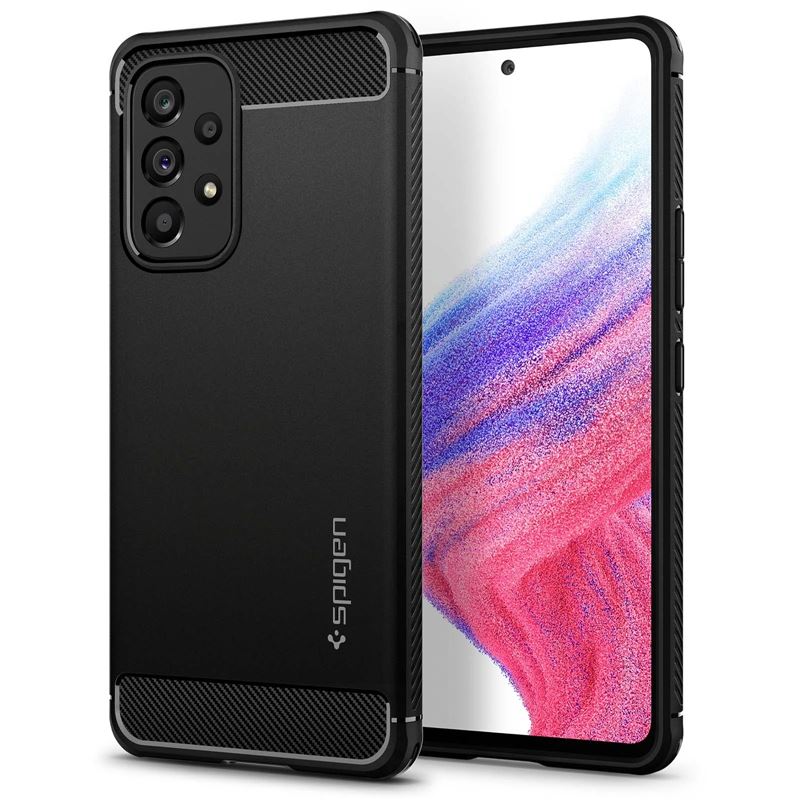 Ochranný kryt pro Samsung Galaxy A53 5G Spigen Rugged Armor - černá
