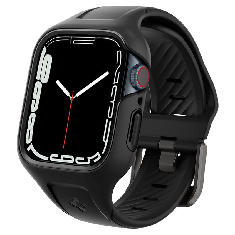 Pásek pro Apple Watch Spigen Liquid Air Pro, Apple Watch 9/8/7 41mm - černá