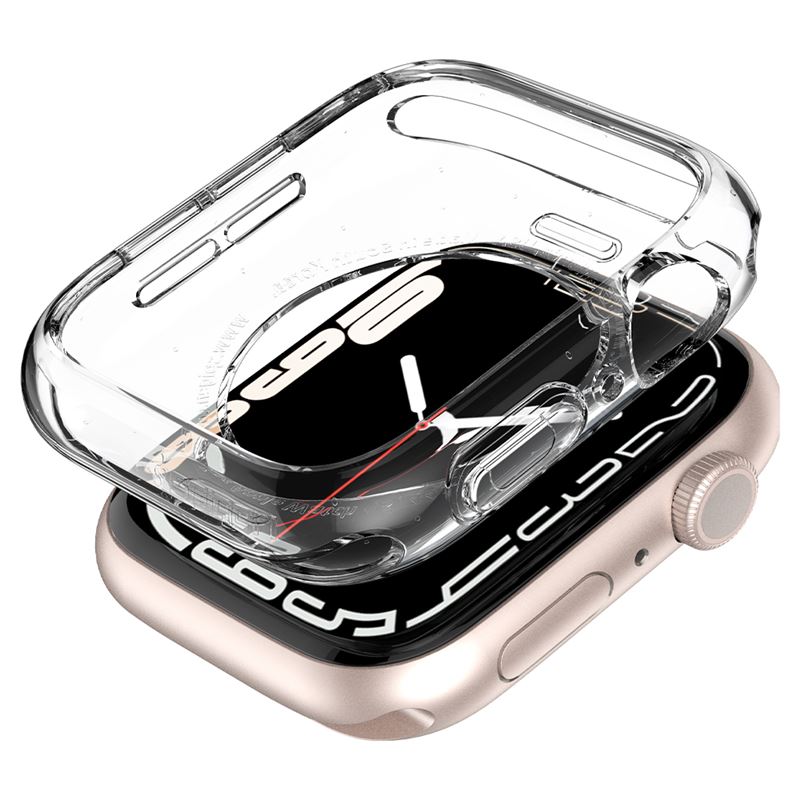 Ochranný kryt pro Apple Watch Spigen Liquid Crystal, Apple Watch 41mm/40mm - transparentní