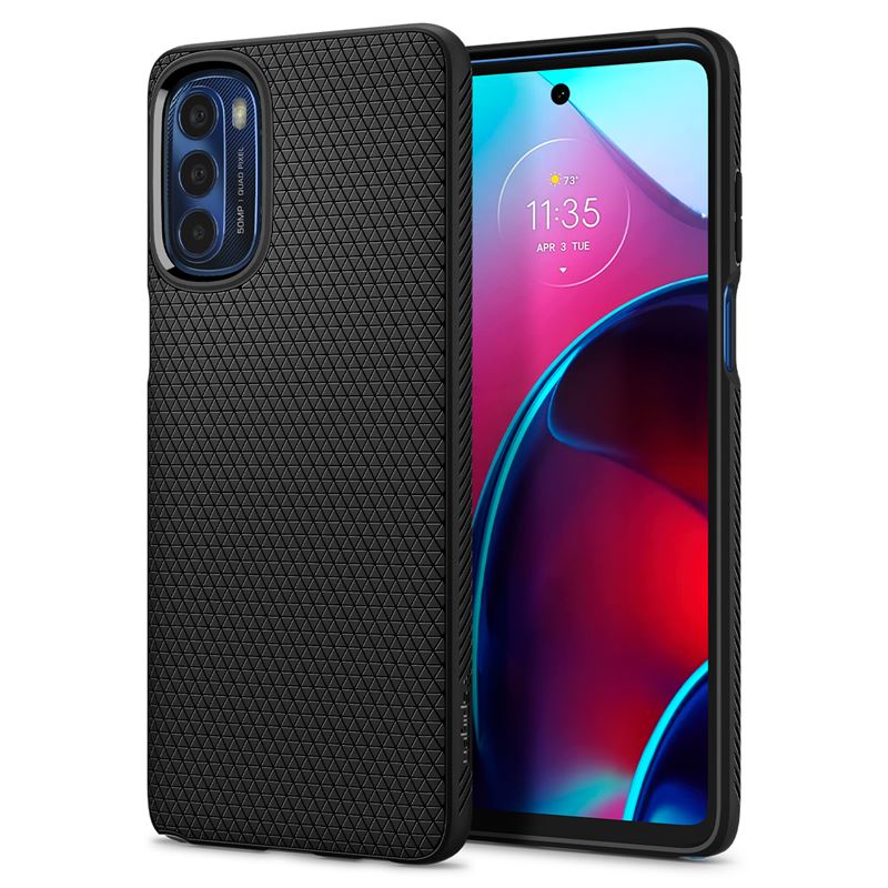 Ochranný kryt pro Motorola Moto G Stylus 2022 Spigen Liquid Air - černá