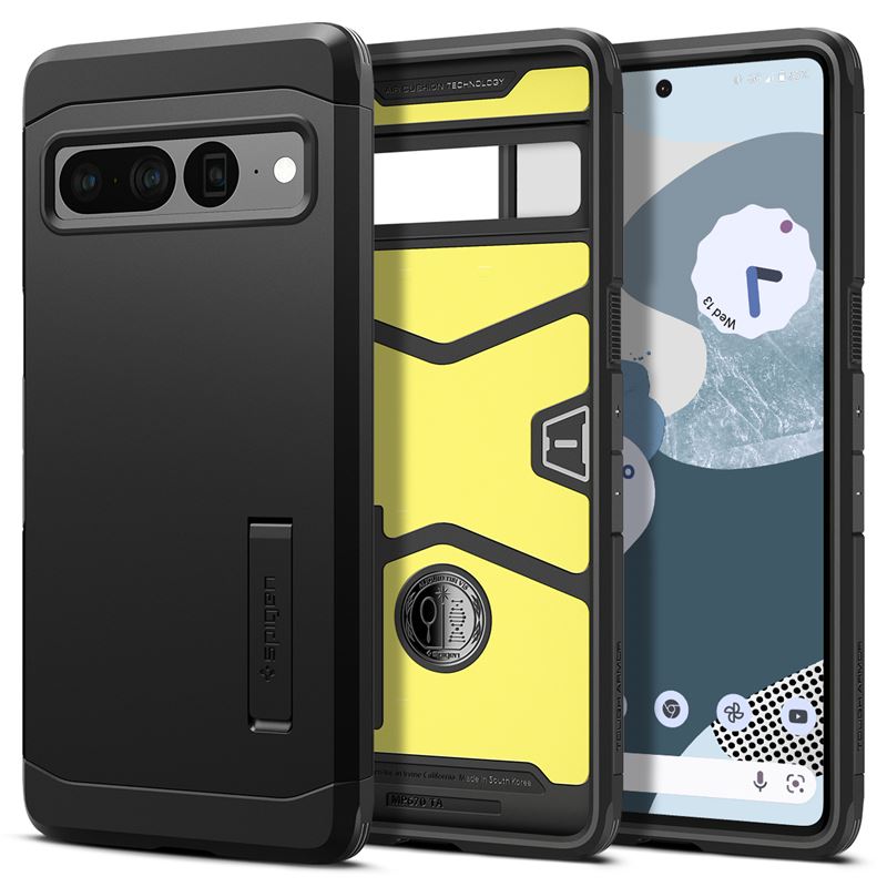 Ochranný kryt pro Google Pixel 7 Pro Spigen Tough Armor - černá